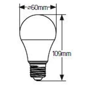 Λάμπα LED Κλασική A60 10W E27 3000K 1055lm LAWE2710E