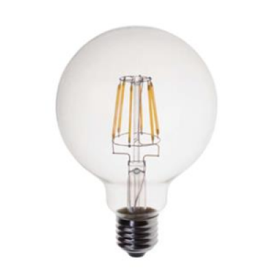 ΛΑΜΠΑ LED ΓΛΟΜΠΟΣ G95 FILAMENT 8W Ε27 2700K DIMMABLE 78422