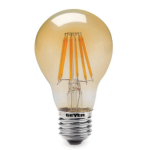 Λάμπα LED 6W Filament  Vintage Κλασσική A60 LVA27